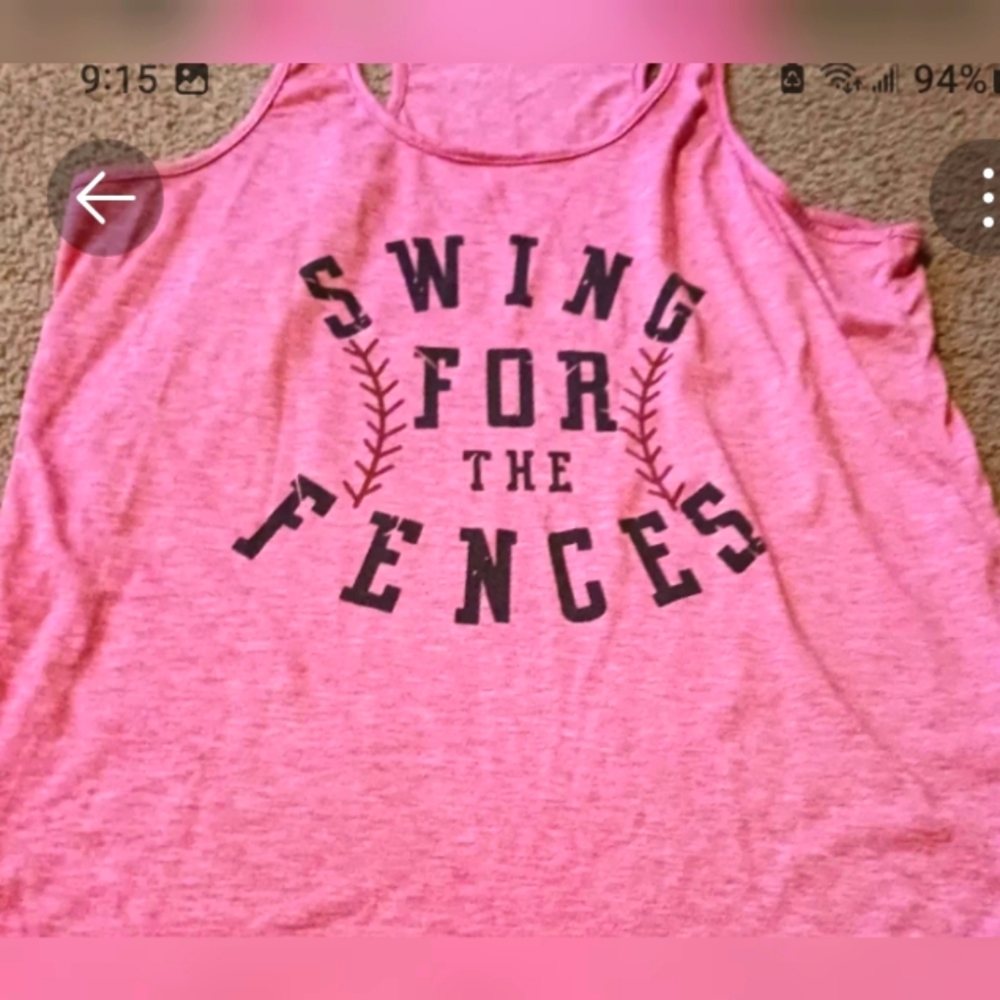 baseball mom tank top